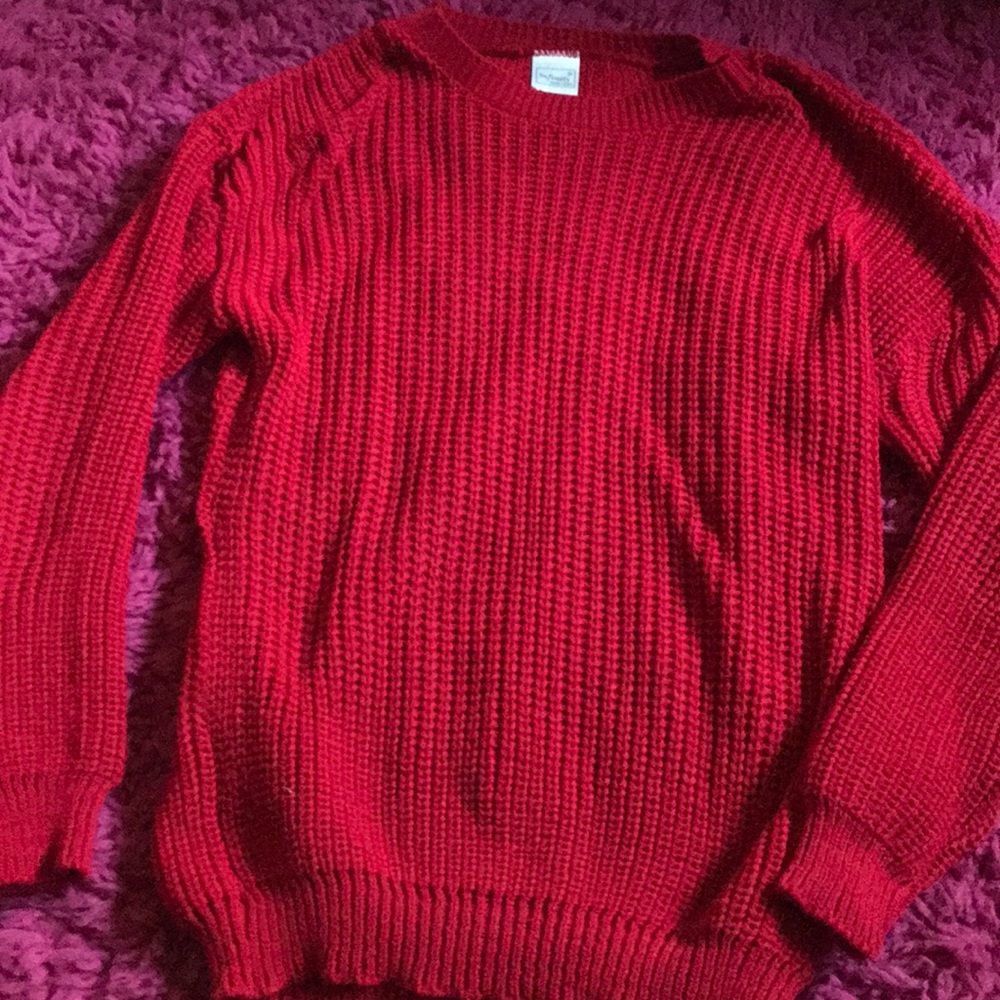 Never worn red sweater!
